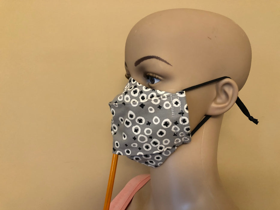 Sneak-A-Sip Mask - Custom Fabric